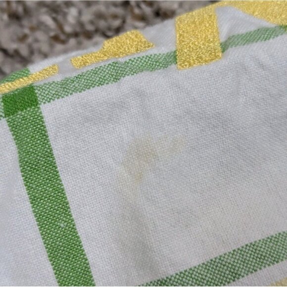 Vintage Wrangler Button Down Shirt Mens Medium Yellow Plaid Sleeve Spellout - Picture 5 of 8